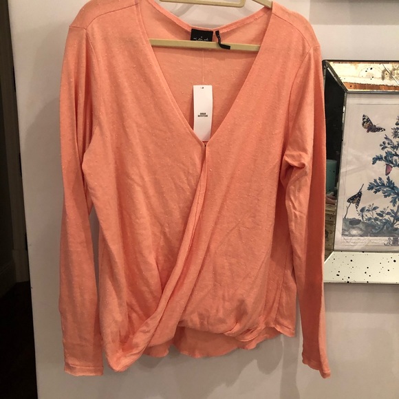 NWT Urban Outfitters Callie Draped Top - Picture 4 of 6